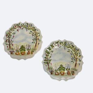 Dario Farrucci Ma Maison Dinner Plates Tabletops Unlimited Hand Painted Plates S